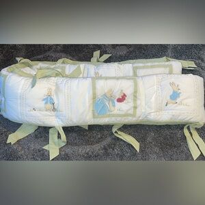 Pottery Barn Kids Beatrix Peter Rabbit Bunny Crib Bumper Crib Skirt